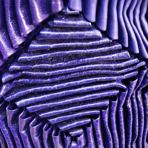 BOTTEGA VENETA 925 SILVER PLAQUE LE 144/150 PURPLE VORAZIONE FATTA TOTE BAG - Picture 9 of 16